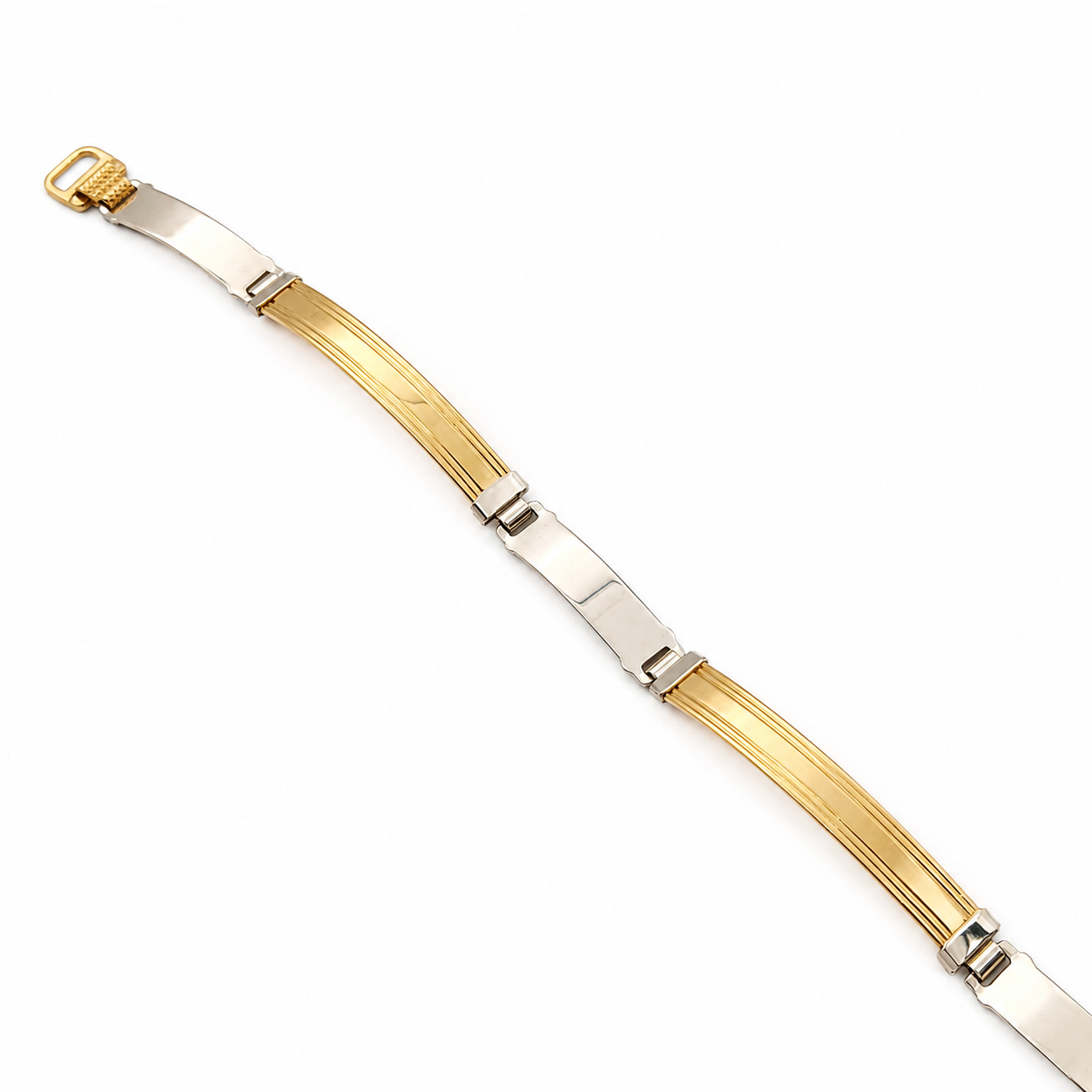 Bracciale - 18 carati Oro bianco, Oro giallo - Made in Italy - Handmade