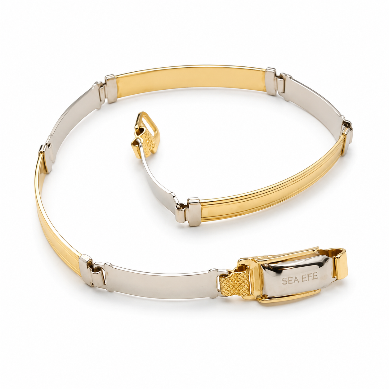 Bracciale - 18 carati Oro bianco, Oro giallo - Made in Italy - Handmade