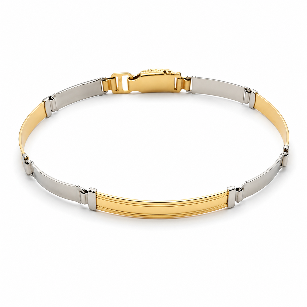 Bracciale - 18 carati Oro bianco, Oro giallo - Made in Italy - Handmade