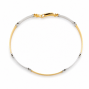 Bracciale - 18 carati Oro bianco, Oro giallo - Made in Italy - Handmade