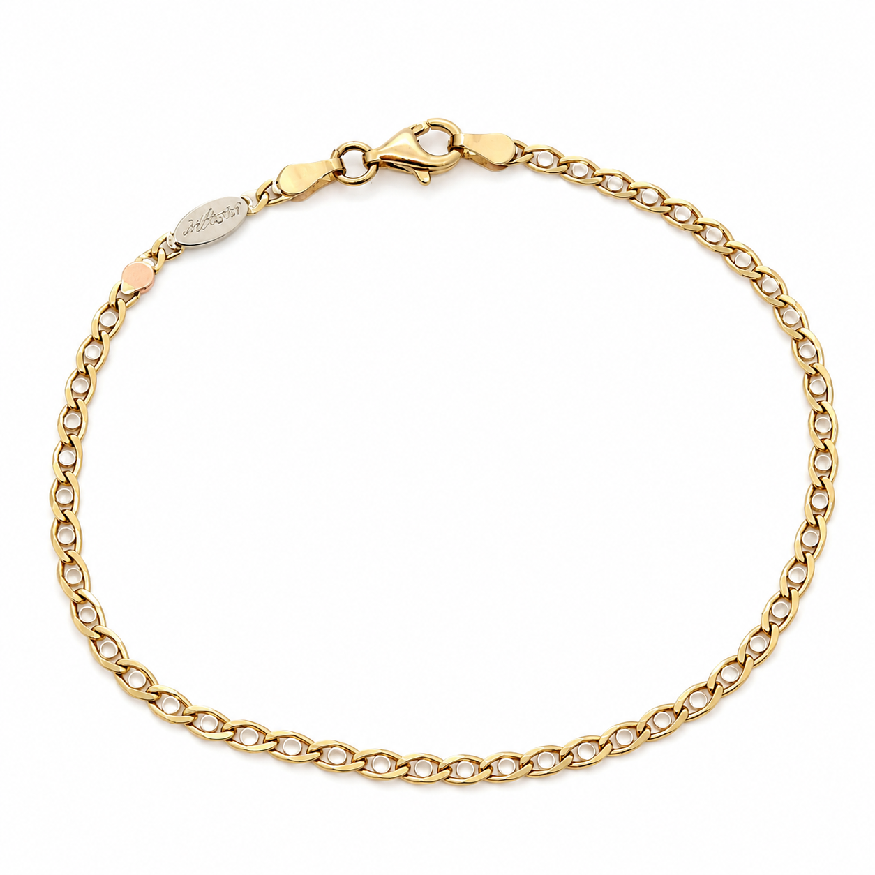 Bracciale - 18 carati Oro giallo, Oro bianco - Handmade