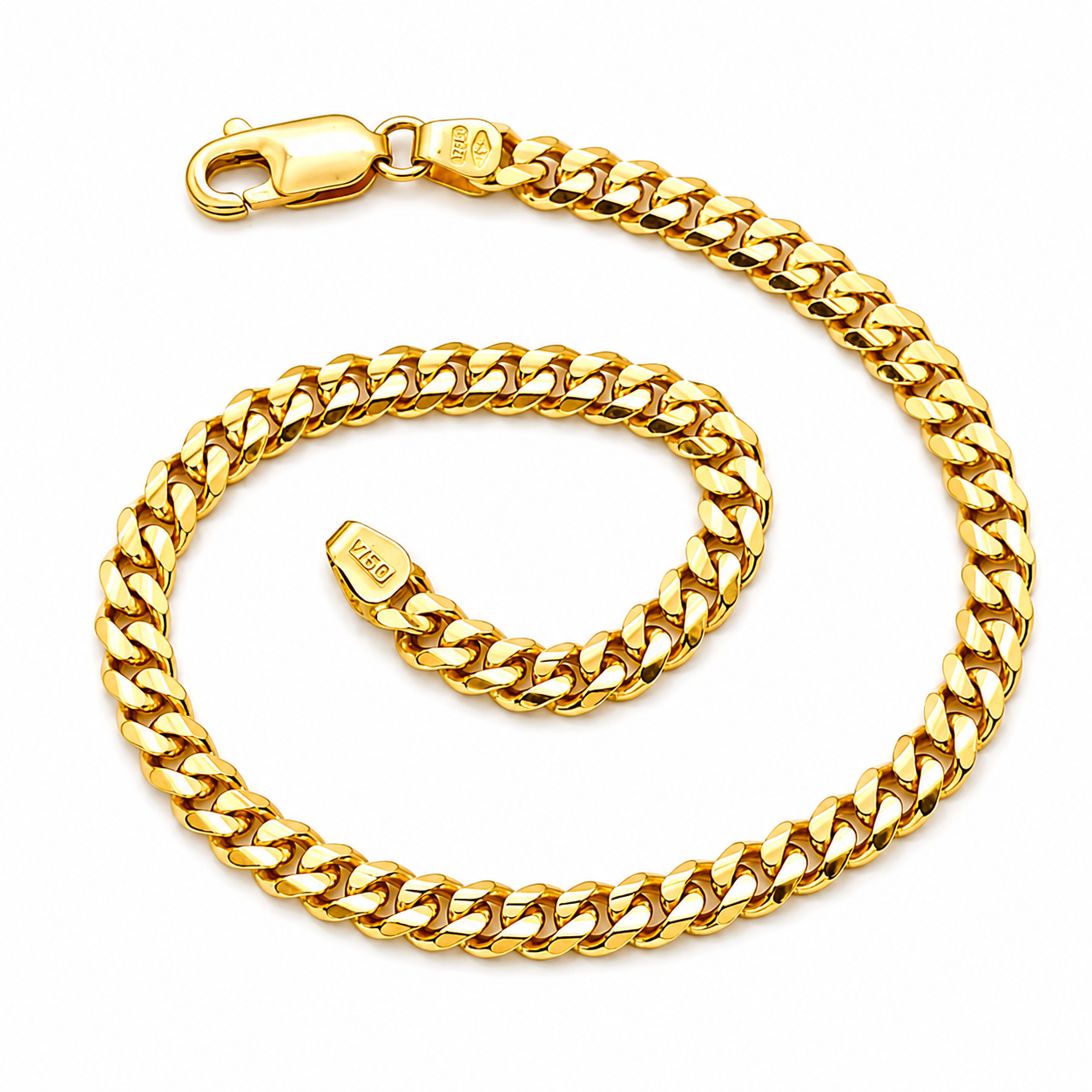 Bracciale - 18 carati Oro giallo - Made in Italy - Handmade