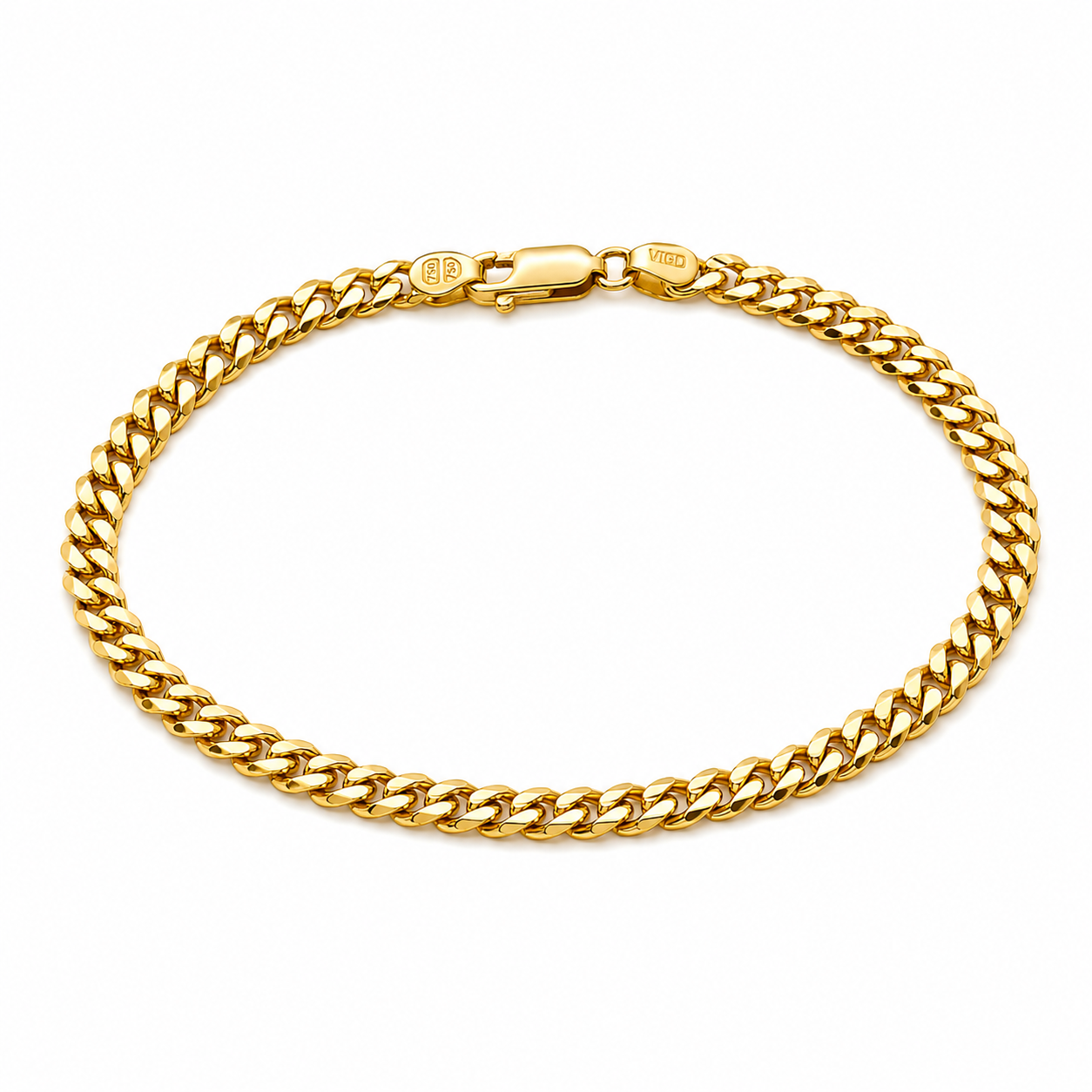 Bracciale - 18 carati Oro giallo - Made in Italy - Handmade