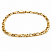 Bracciale - 18 carati Oro giallo - Made in Italy - Handmade