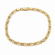 Bracciale - 18 carati Oro giallo - Made in Italy - Handmade