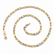 Collana - 18 carati Oro giallo, Oro bianco - Made in Italy - Handmade