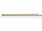 Bracciale - 18 carati Oro giallo, Oro bianco - Made in Italy - Handmade