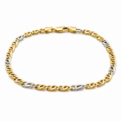 Bracciale - 18 carati Oro giallo, Oro bianco - Handmade - Made in Italy