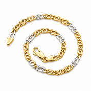 Bracciale - 18 carati Oro giallo, Oro bianco - Handmade - Made in Italy