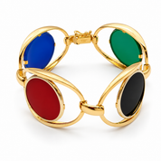 Bracciale - 18 carati Oro giallo - Handmade - Made in Italy