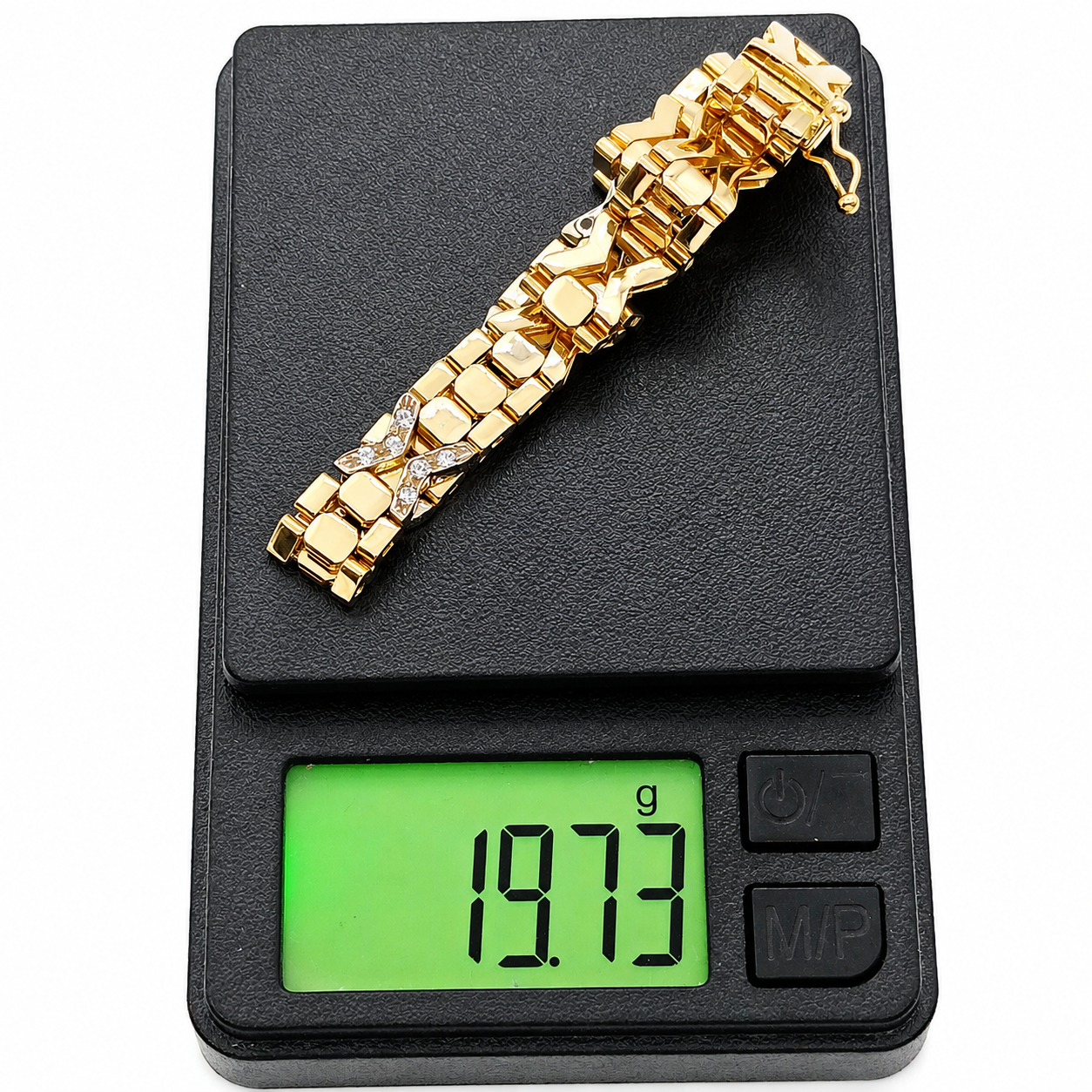 Bracciale - 18 carati Oro bianco, Oro giallo - 0.40ct. tw. Diamante (Naturale) - Made in Italy - Handmade