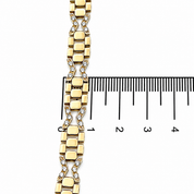 Bracciale - 18 carati Oro bianco, Oro giallo - 0.40ct. tw. Diamante (Naturale) - Made in Italy - Handmade