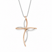 Collana con ciondolo - 18 carati Oro bianco - 0.05ct. tw. Diamante (Naturale) - Made in Italy - D&D
