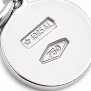 Collana con ciondolo - 18 carati Oro bianco - 0.05ct. tw. Diamante (Naturale) - Made in Italy - D&D