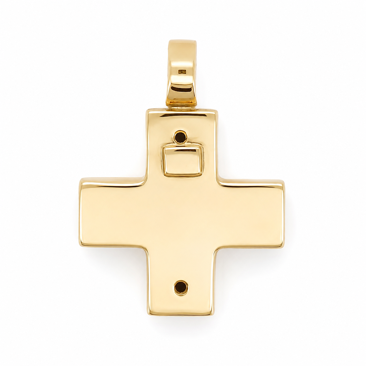 Ciondolo - 18 carati Oro giallo, Oro bianco - 0.024ct. tw. Diamante (Naturale)