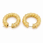 Orecchini - 18 carati Oro giallo - Made in Italy - Handmade