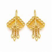 Orecchini - 22 carati Oro giallo - Made in Italy - Handmade
