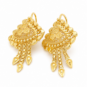 Orecchini - 22 carati Oro giallo - Made in Italy - Handmade
