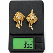 Orecchini - 22 carati Oro giallo - Made in Italy - Handmade