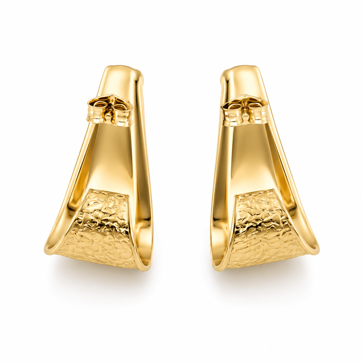 Orecchini - 18 carati Oro giallo - Handmade - Made in Italy