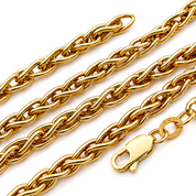 Collana - 18 carati Oro  Giallo - Made in Italy - Handmade