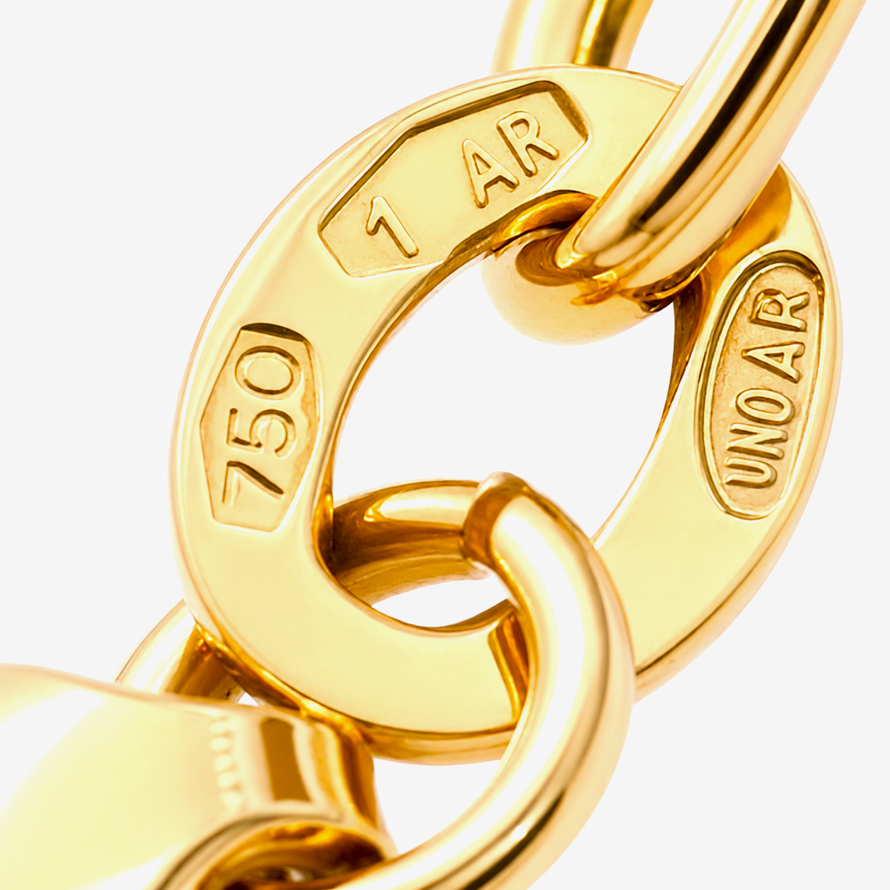 Collana - 18 carati Oro  Giallo - Made in Italy - Handmade
