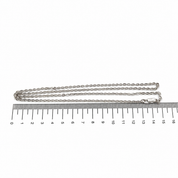 Collana - 18 carati Oro bianco - Made in Italy - Handmade