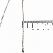 Collana - 18 carati Oro bianco - Made in Italy - Handmade