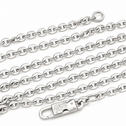 Collana - 18 carati Oro bianco - Made in Italy - Handmade