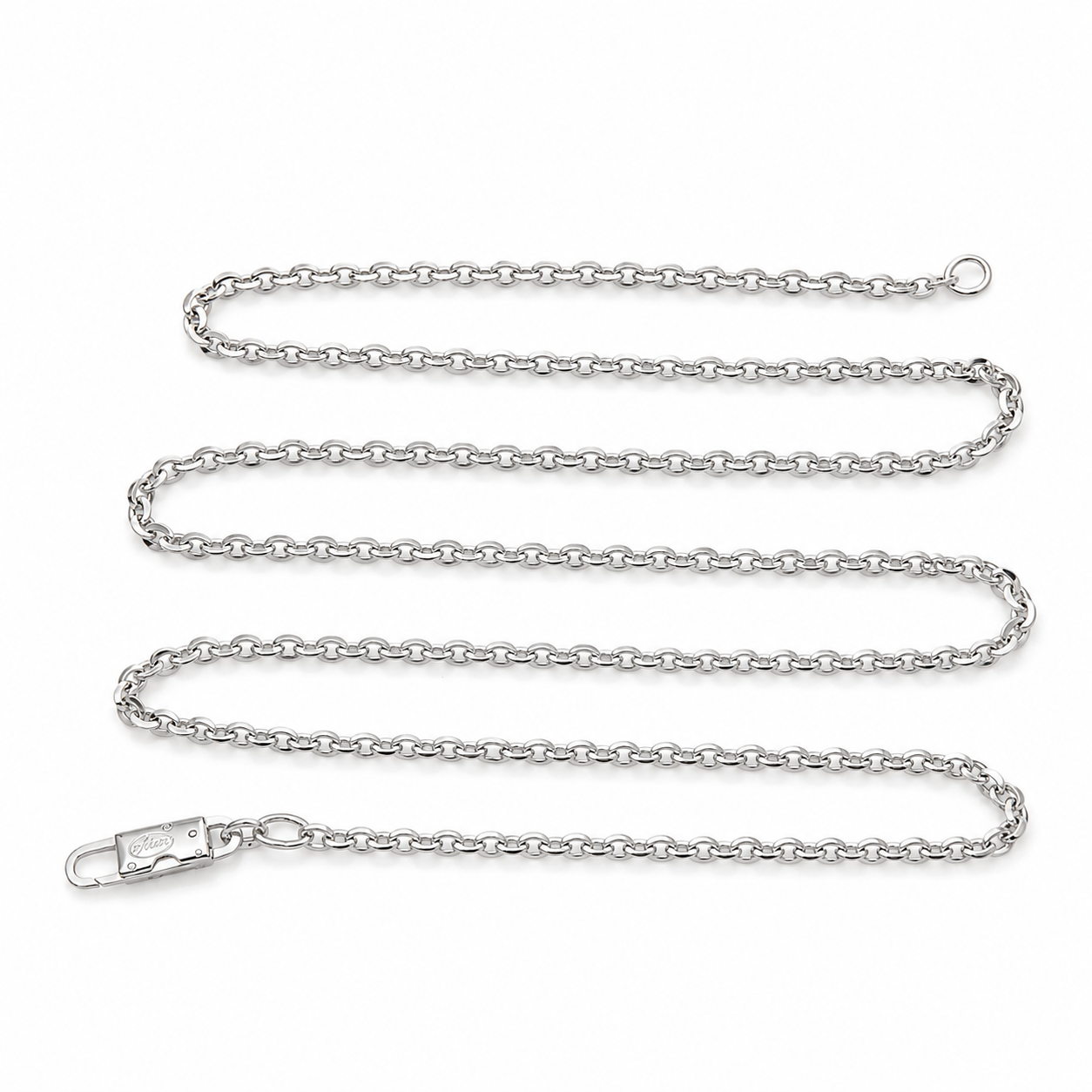 Collana - 18 carati Oro bianco - Made in Italy - Handmade