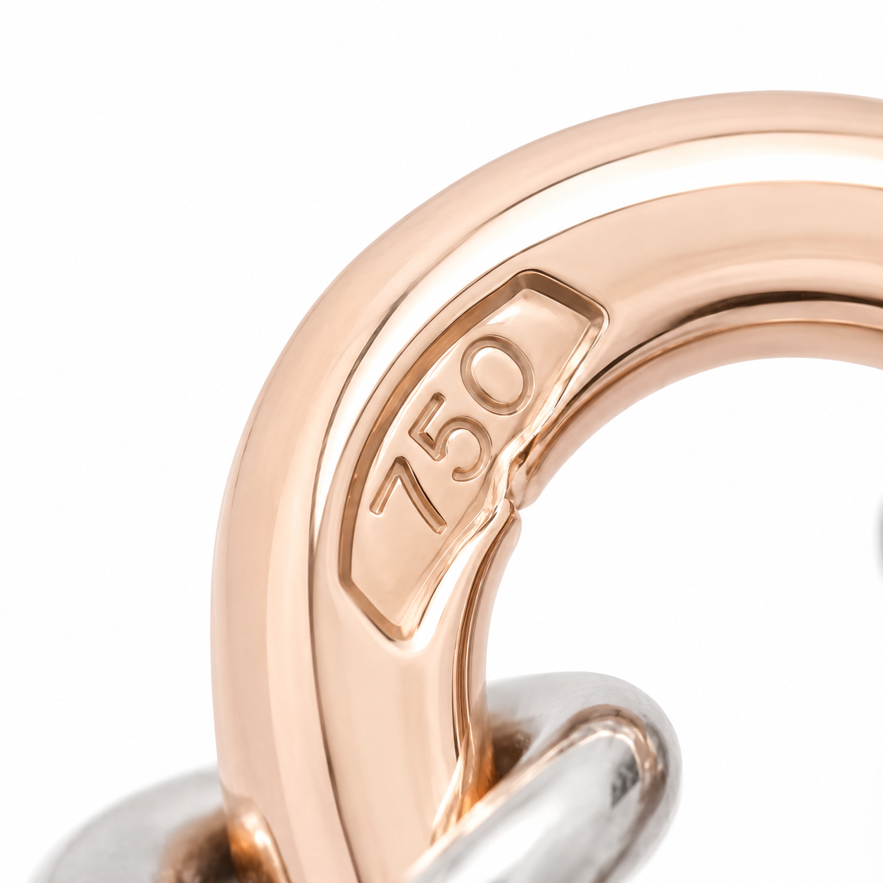 Collana - 18 carati Oro bianco, Oro rosa - Made in Italy - Handmade