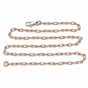 Collana - 18 carati Oro bianco, Oro rosa - Made in Italy - Handmade