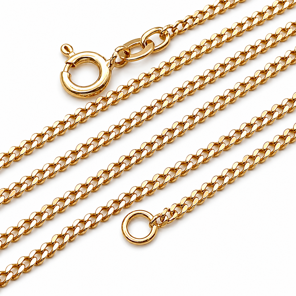 Collana - 18 carati Oro  Giallo - Made in Italy - Handmade