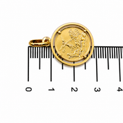 Ciondolo - 18 carati Oro giallo - Made in Italy - Handmade