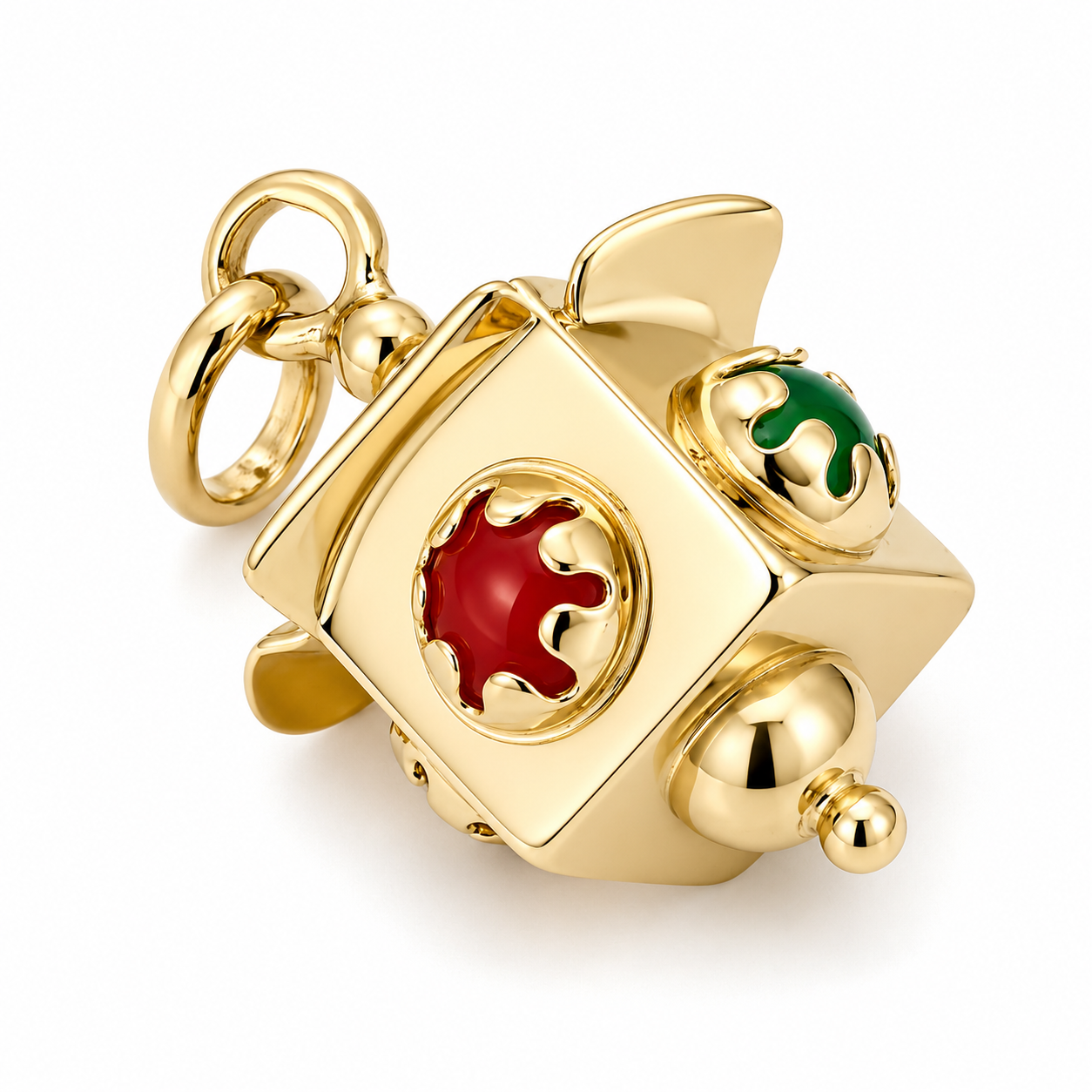 Ciondolo - 18 carati Oro giallo - Made in Italy - Handmade