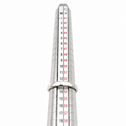 Anello - 18 carati Oro bianco - 0.16ct. tw. Diamante (Naturale)