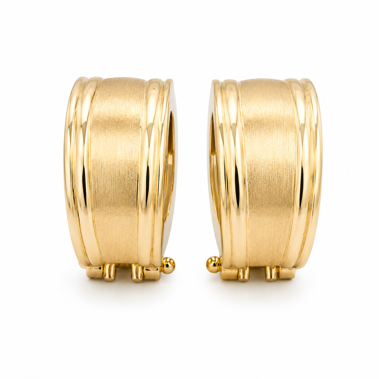 Orecchini - 18 carati Oro giallo - Made in Italy - Handmade