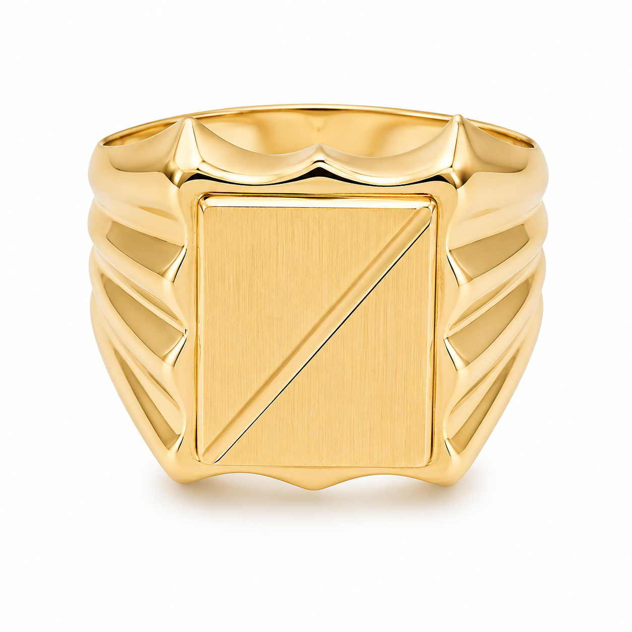 Anello - 18 carati Oro giallo - Made in Italy - Handmade