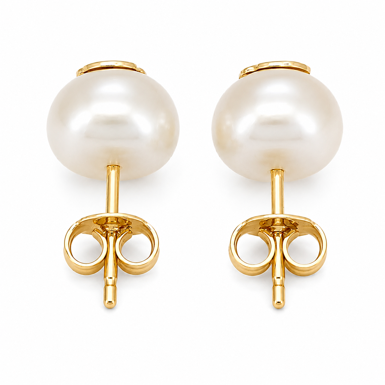 Orecchini - 18 carati Oro giallo - Perla - Made in Italy - Handmade