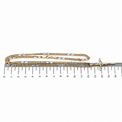 Collana con ciondolo - 18 carati Oro giallo, Oro bianco - Made in Italy - Handmade