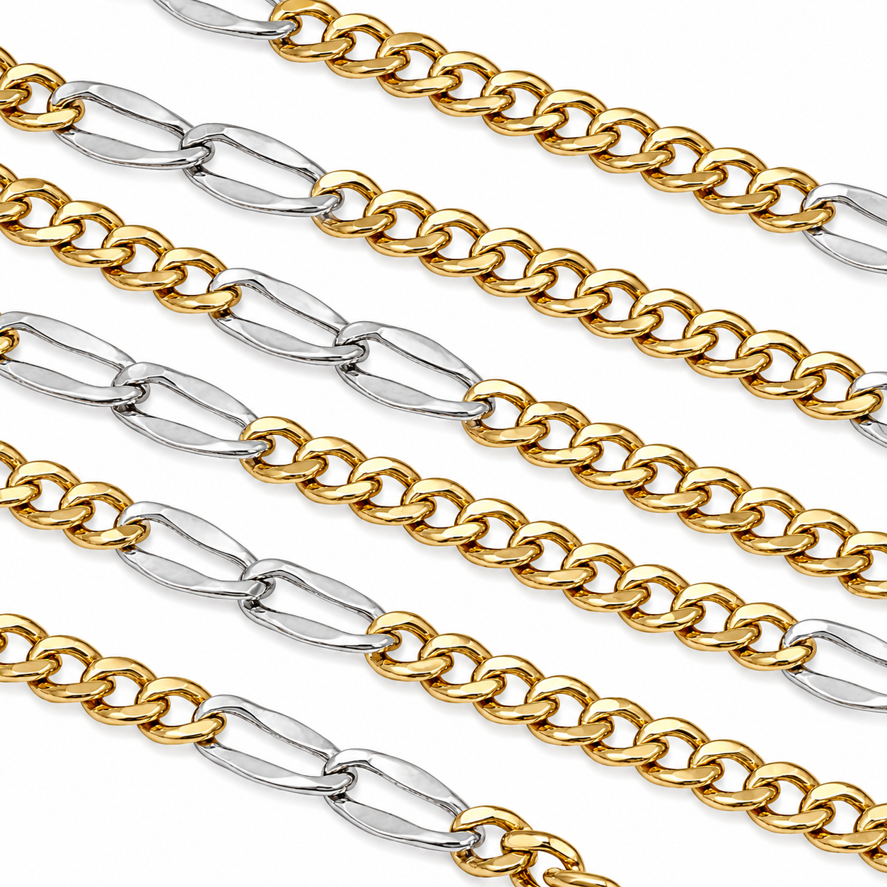 Collana con ciondolo - 18 carati Oro giallo, Oro bianco - Made in Italy - Handmade