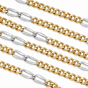 Collana con ciondolo - 18 carati Oro giallo, Oro bianco - Made in Italy - Handmade