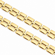Collana - 18 carati Oro bianco, Oro giallo - 0.05ct. tw. Diamante (Naturale) - Made in Italy