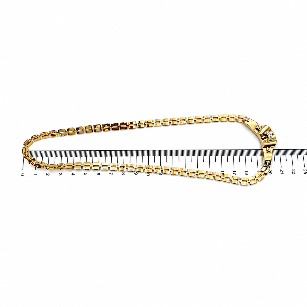 Collana - 18 carati Oro bianco, Oro giallo - 0.05ct. tw. Diamante (Naturale) - Made in Italy
