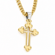 Collana con ciondolo - 18 carati Oro giallo, Oro bianco - Made in Italy - Handmade