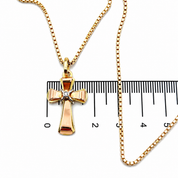 Collana con ciondolo - 18 carati Oro bianco, Oro giallo, Oro rosa - 0.02ct. tw. Diamante (Naturale) - Made in Italy - Handmade