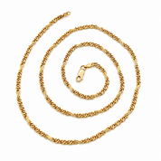 Collana - 18 carati Oro giallo - Made in Italy - Handmade
