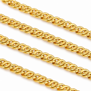 Collana con ciondolo - 18 carati Oro giallo, Oro bianco - Made in Italy - Handmade