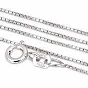 Collana con ciondolo - 18 carati Oro bianco - 0.13ct. tw. Diamante (Naturale) - Made in Italy - Handmade