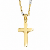 Collana con ciondolo - 18 carati Oro giallo, Oro bianco - Made in Italy - Handmade